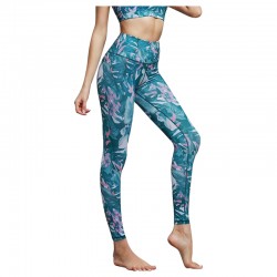 Women Color Print Yoga Set